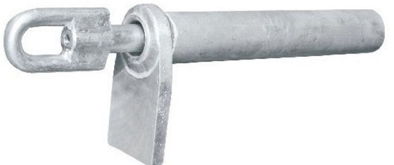 Strain Relief Clamp Welding Type , Dead End Connectors With Line Division Plate