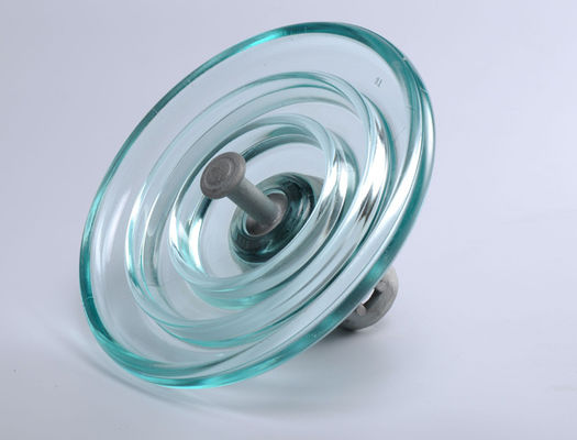 11KV Rated Voltage Glass Power Line Insulators High Temperature Resistance