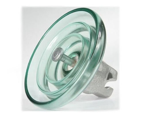 11KV Rated Voltage Glass Power Line Insulators High Temperature Resistance