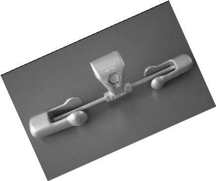 Anti Corrosion Transmission Line Hardware , Preformed Vibration Damper 1.3 - 1.8kg