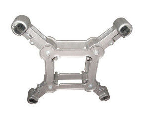 Square Frame Power Line Spacers Silver Color Double Direction Pendulum