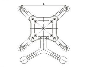 Square Frame Power Line Spacers Silver Color Double Direction Pendulum