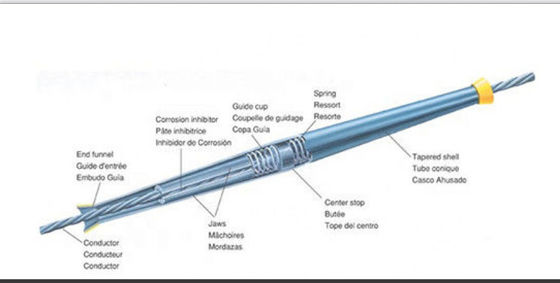 Yellow Strand 0.368 Inches Automatic Splice （XAS）