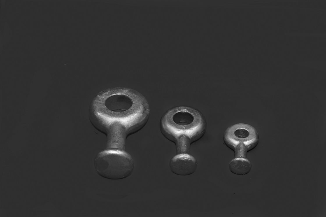 Carbon Steel Transmission Line Hardware , Overhead Line Fittings Self Color Surface