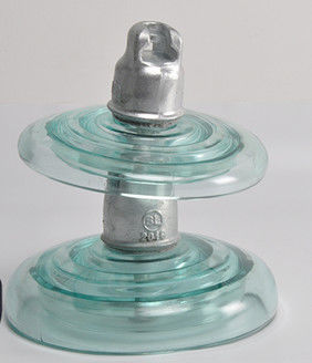 33KV Rated Electric Line Insulators , Clear Glass Insulators High Intensity