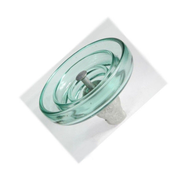 U120BP Fog Type Vintage Glass Insulators 33KV Rated Voltage 16mm Coupling